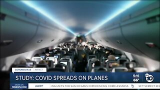 Studies show how COVID-19 spreads on airplanes