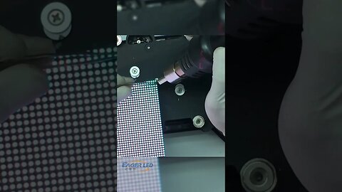 Technicians are repairing the LED display#shorts #eagerled #led #ledmodule