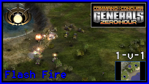 C&C Generals Zero Hour | GLA | 1v1 | Flash Fire