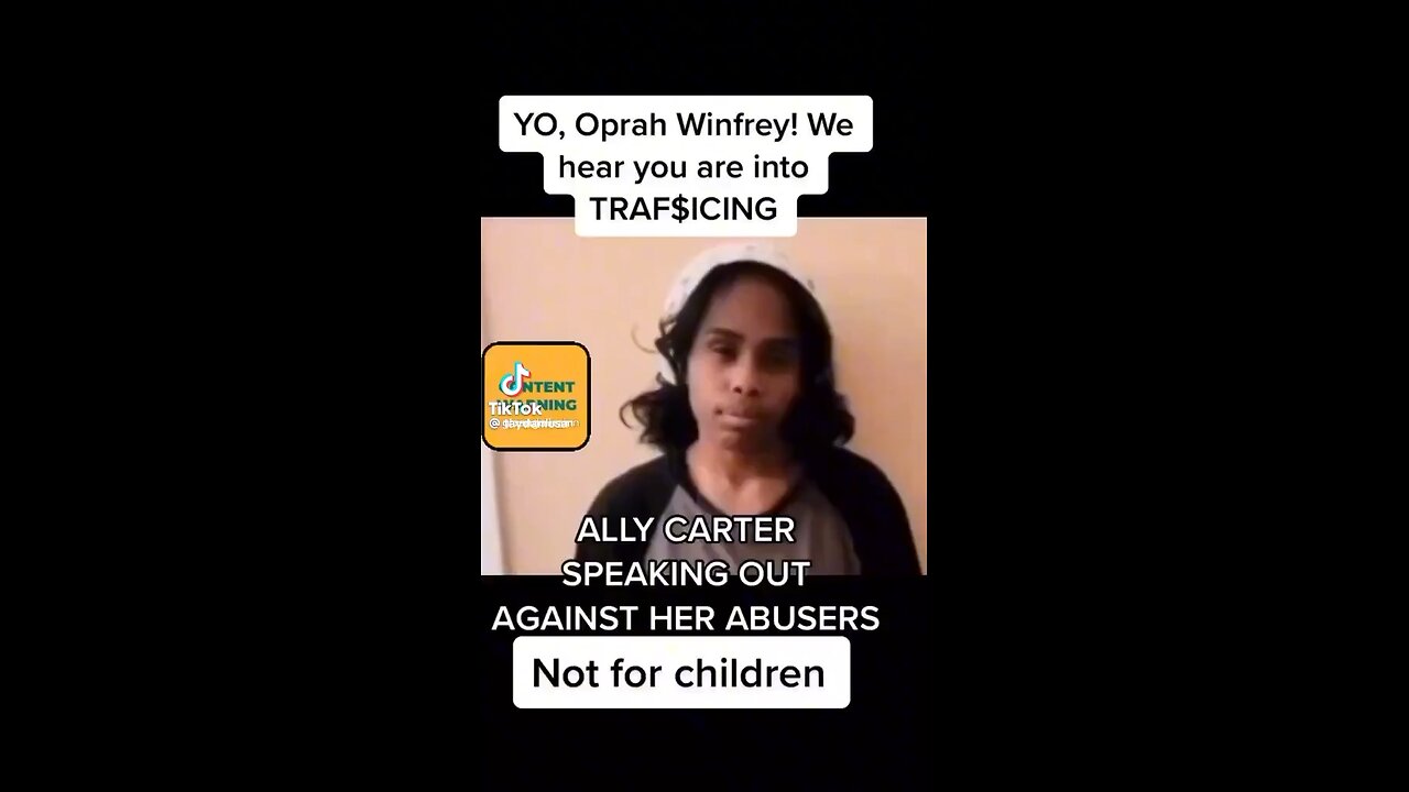Allie Carter speaking out against her abusers