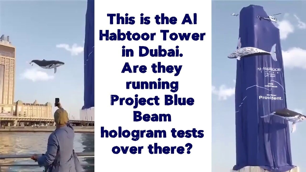 Project Blue Beam tests in Dubai?