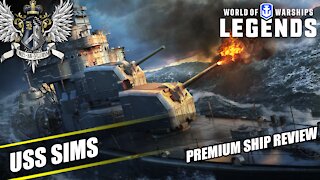 World of Warships: Legends - USS Sims - Premium Ship Review