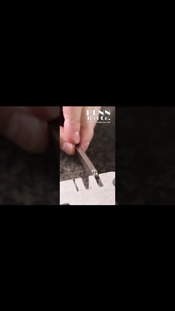 Using a Thickness Gage to Check a Slot