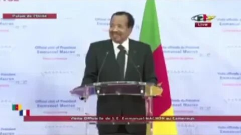 La réponse fracassante du President Paul Biya journaliste de la radio France Inter ( RFI) Écoutons X