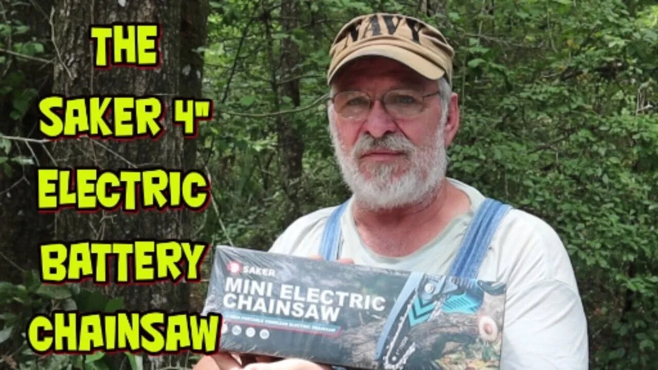 My Saker 4" Electric Battery Chainsaw Is The Bomb! My New Outdoor Goto | Review | All About Living