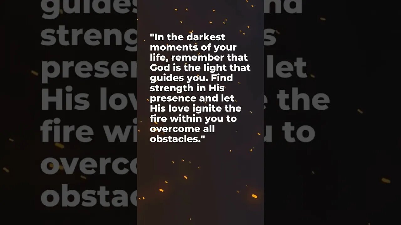God is the light that guides you #shorts