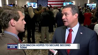 Congressman Don Bacon joins 3 News Now from watch party