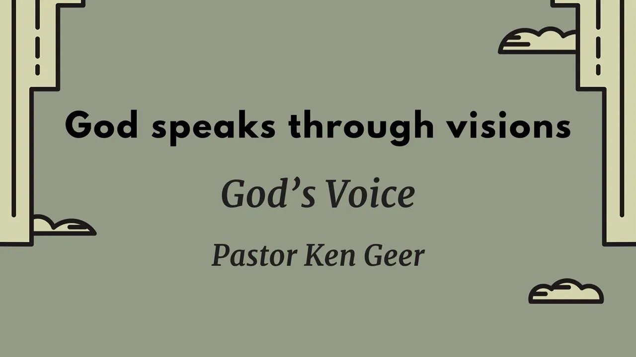 Colfax AoG June 25, 2023 - God speaks through Visions