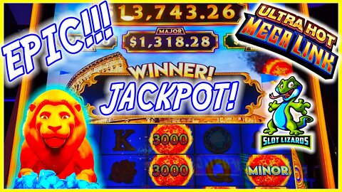 J GETS EPIC LUCKY! HUGE COMEBACK JACKPOT WIN! Ultra Hot Mega Link Slot