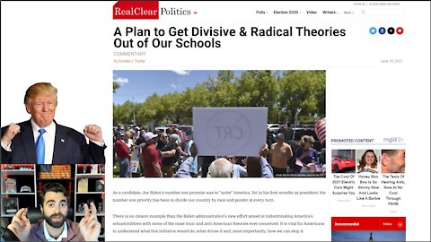 "A Plan To Get Divisive & Radical Theories Out Of Our Schools" By DJT