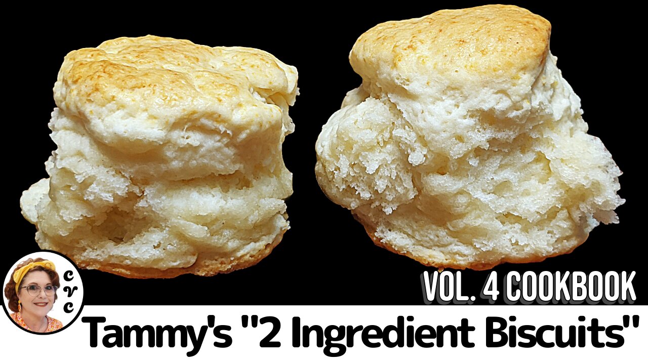 2 Ingredient Biscuits Recipe Tutorial, Collard Valley Cooks