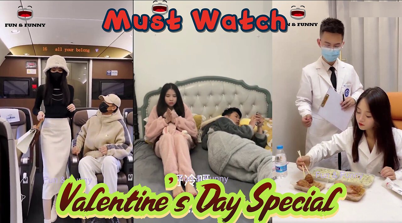 Couple doing lovely ❤ and funny 😍 things on Valentine's Day | New funny video compilation 2023