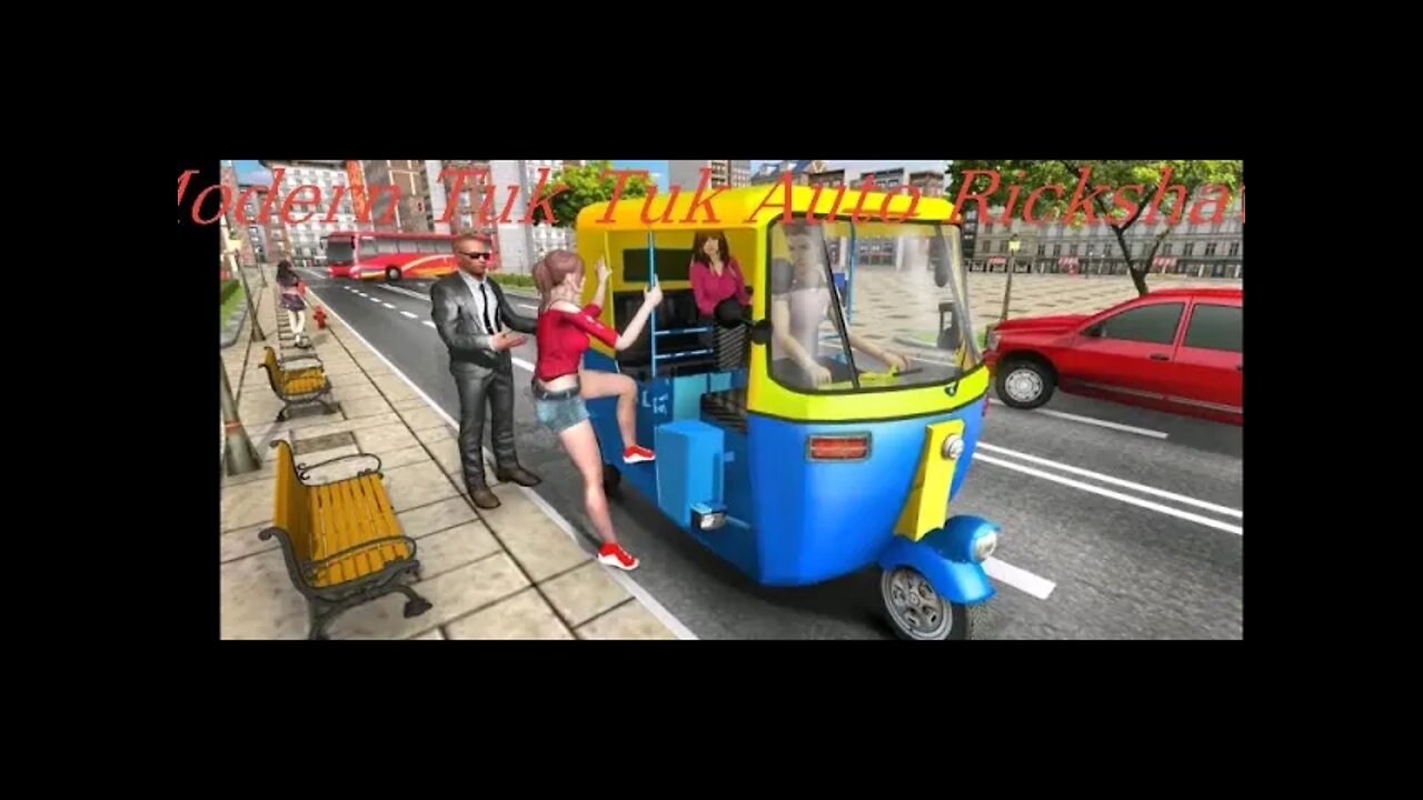 Modern Tuk Tuk Auto Rickshaw: Free Driving Games: #carsimulator #tuktukricksnaw #moreviews