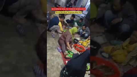 Keseruan Malam Tahun Baru 2023 di Rumah ajach#shorts