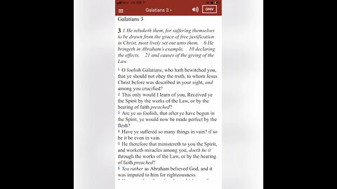 Galatians 3 reading￼