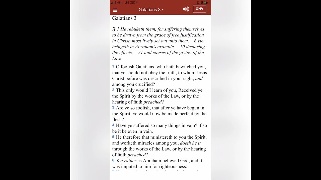 Galatians 3 reading￼