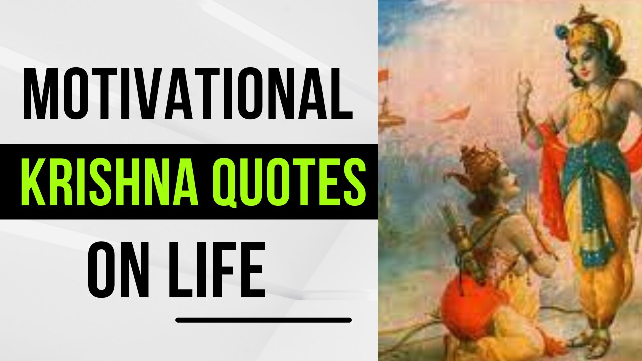 Inspirational krishna quotes