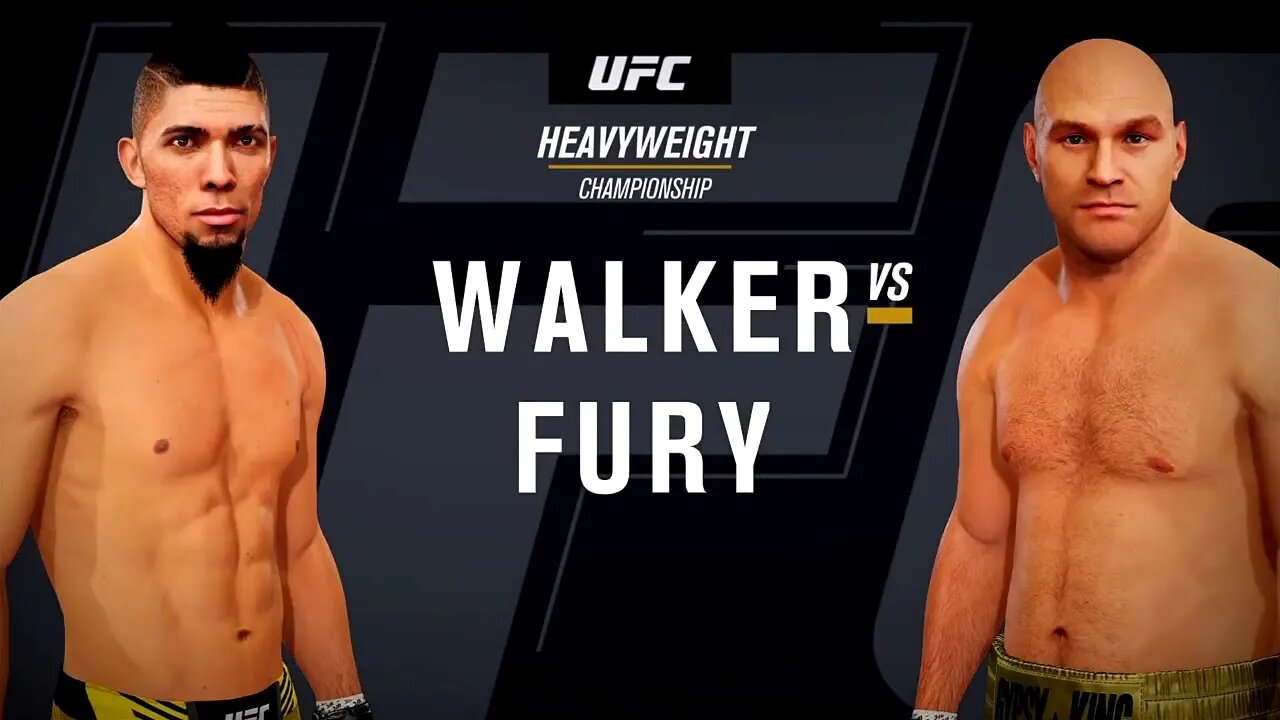 EA Sports UFC 4 Gameplay Tyson Fury vs Johnny Walker