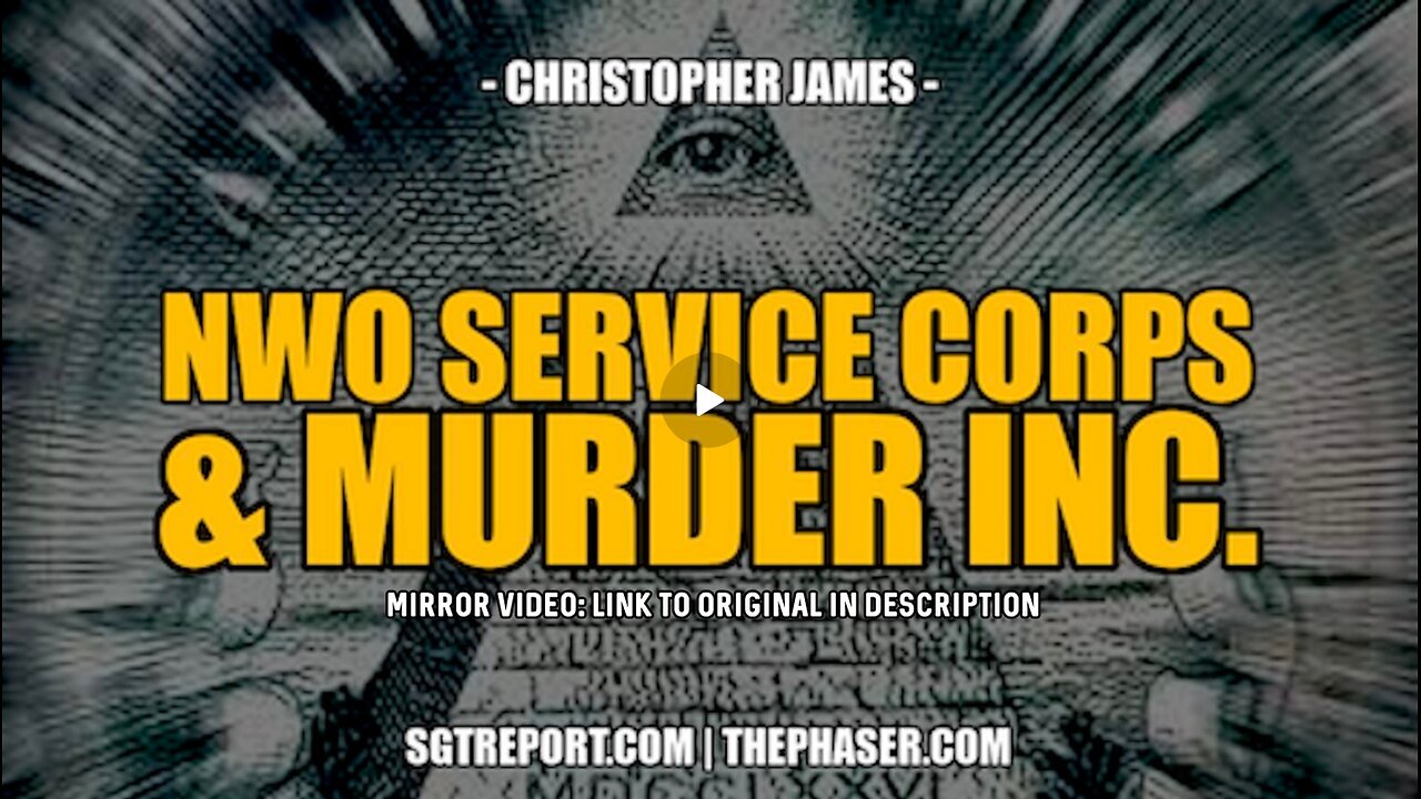 NWO SERVICE CORPS & MURDER INC. -- CHRISTOPHER JAMES - SGT Report