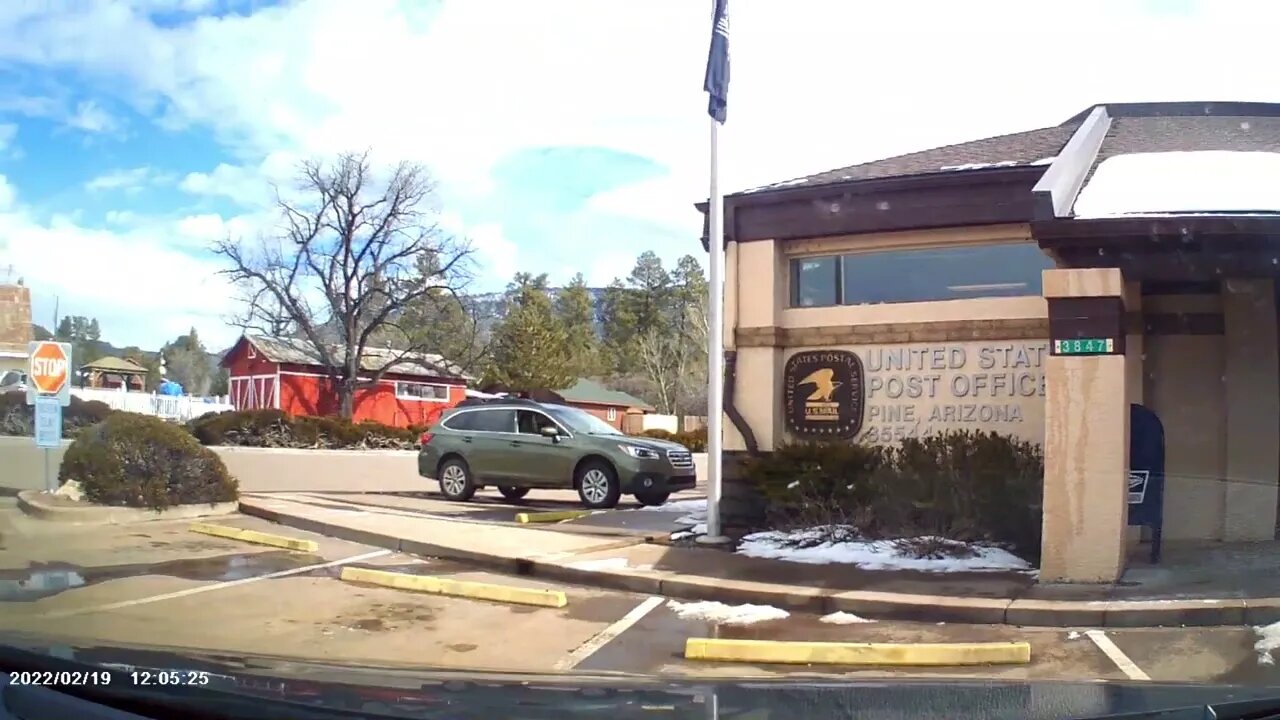 Going to the Pine, Az Post Office