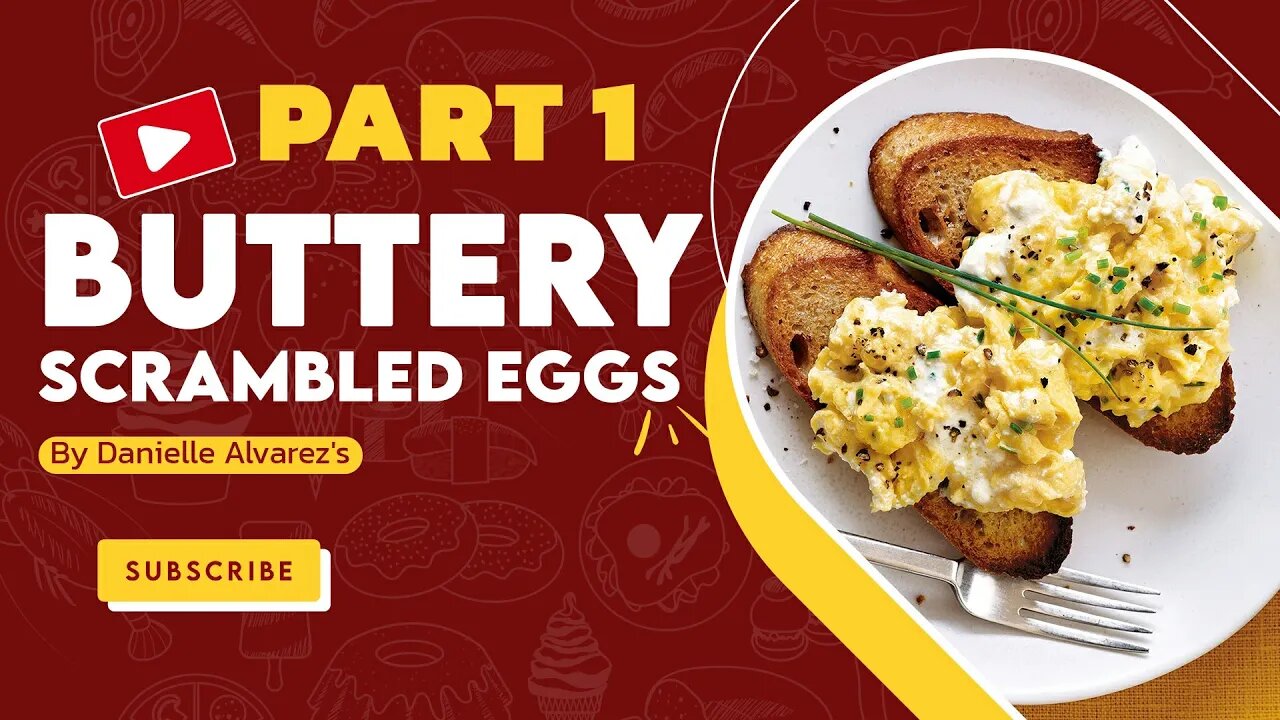 best delicious buttery scrambled eggs breakfast part1 #shorts