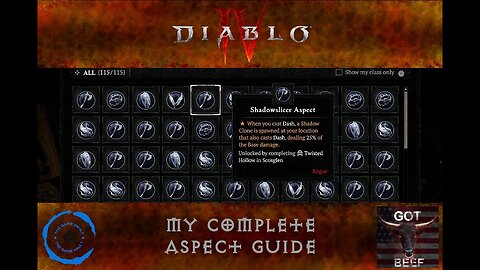 Diablo IV - My Complete Aspect Guide