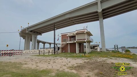 Unique Sargent Corkscrew Bridge on the Texas Gulf Coast