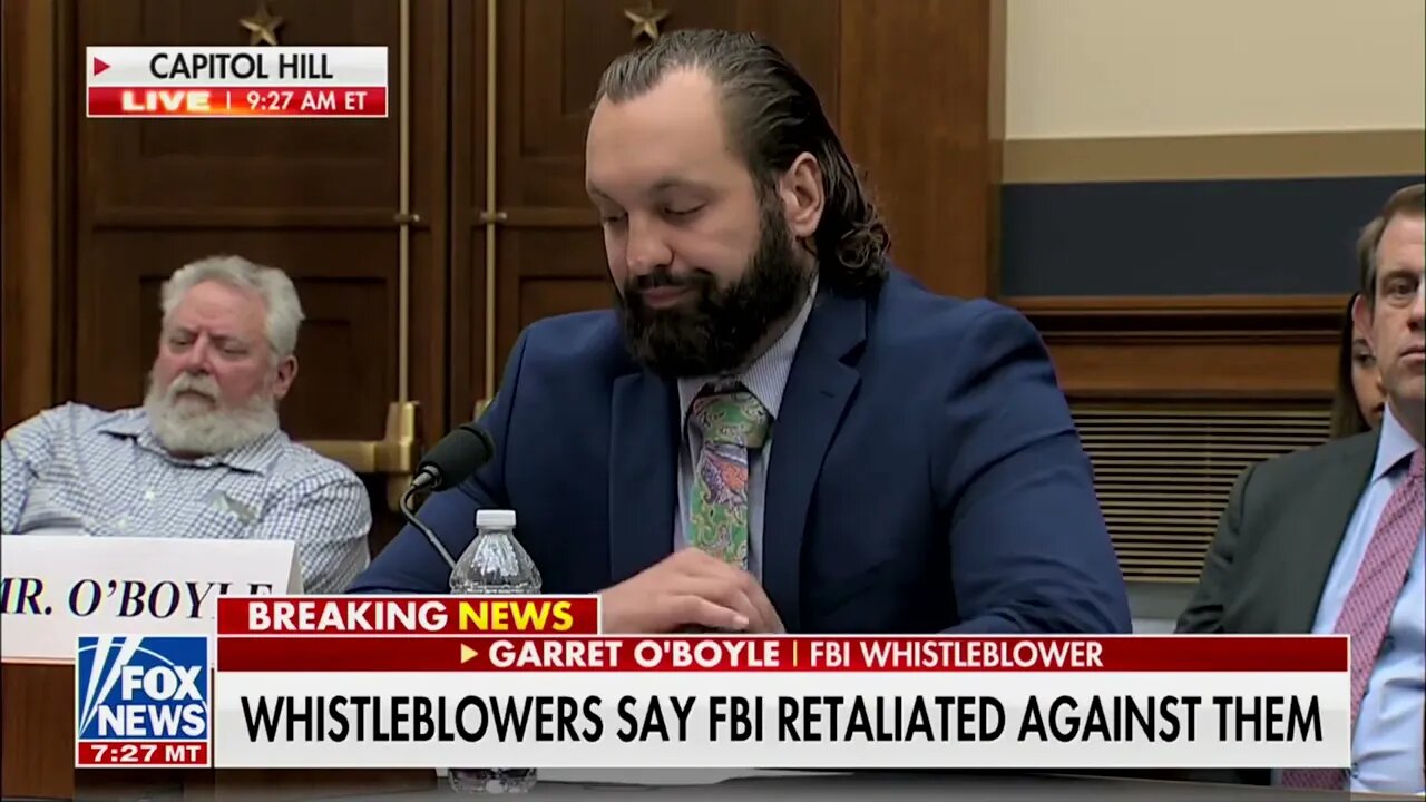 FBI Special Agent Garret O'Boyle Blows Whistle On Politicization, Retaliation At Biden's DOJ, FBI