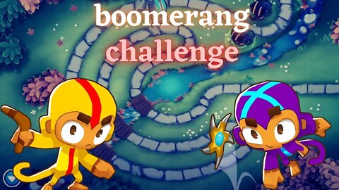 Challenge: How far can we go with boomerang monkeys? / Only one type of tower / Bloons TD 6