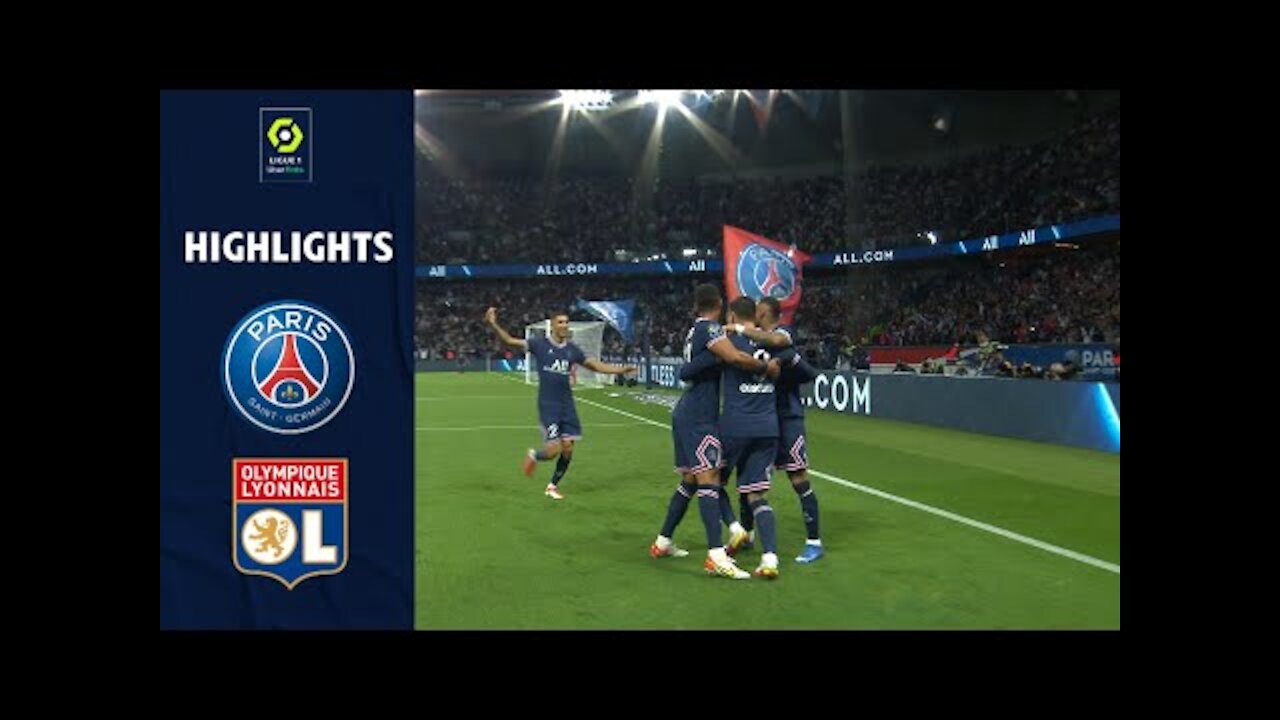 PARIS SAINT-GERMAIN - OLYMPIQUE LYONNAIS (2 - 1) - Highlights - (PSG - OL) / 2021-2022