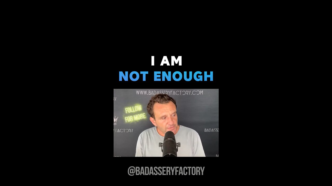 I Am Not Enough