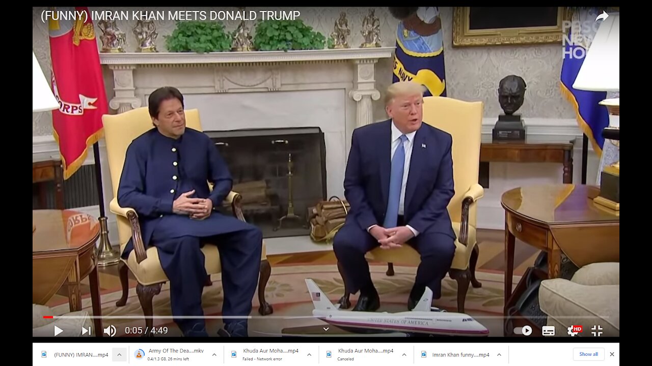 FUNNY IMRAN KHAN MEETS DONALD TRUMP