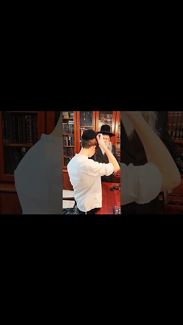 Shmuel Zalman Mordechai Goldsmith Bar Mitzvah - LNeach Tefilin with the Rebbe in Jerusalem - 5!