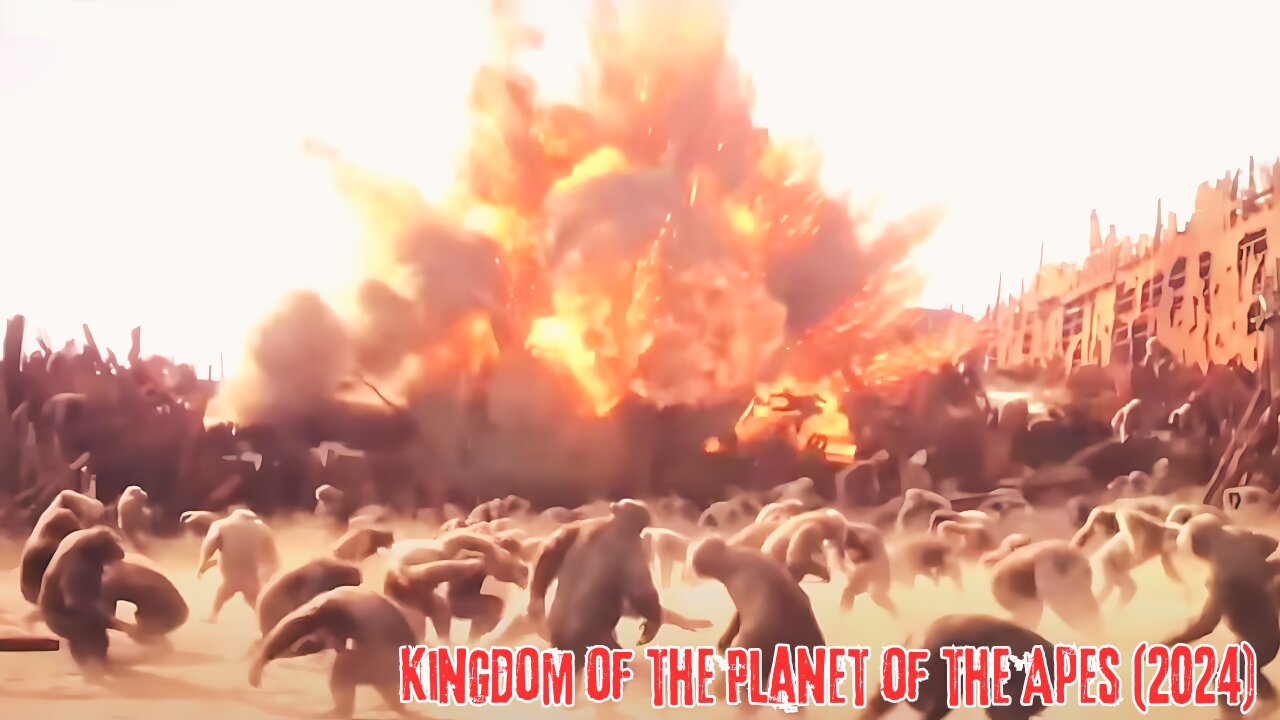 Apes of the sea tribe come here & start attacking these humans | Kingdom of Planet of the Apes 2024