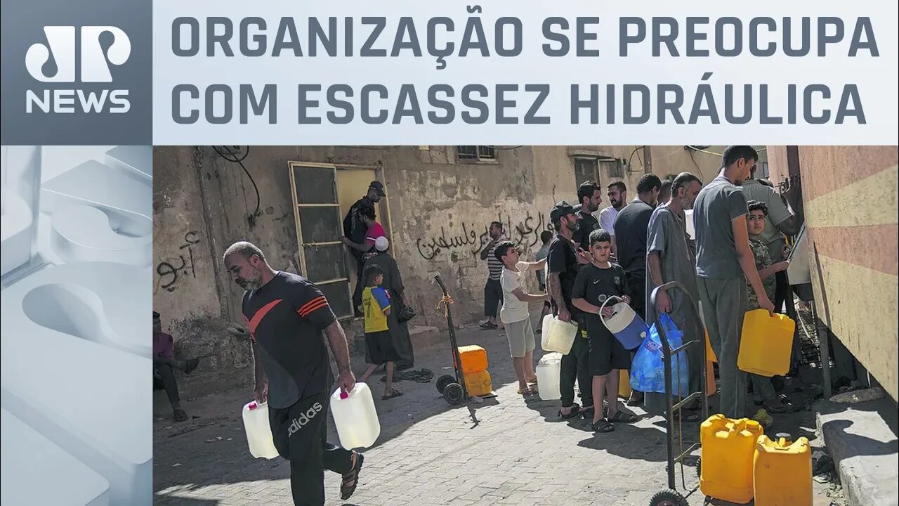 Água fornecida à Faixa de Gaza diminui 20% em apenas um dia, segundo ONU