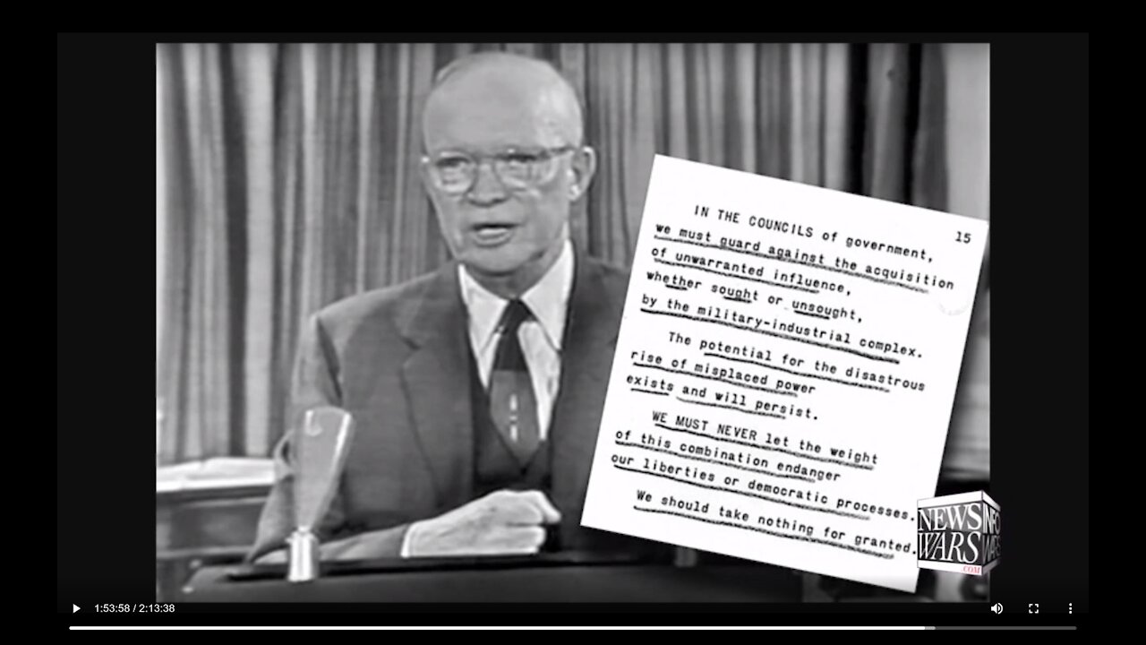 Trump Must Make Final Eisenhower Style Farewell Address