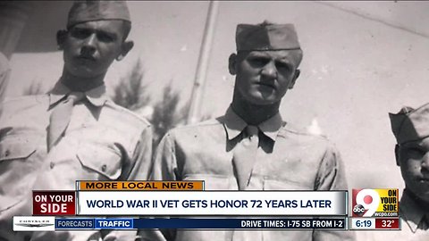 World War II veteran Earl Bailey finally gets his medals after 73 years