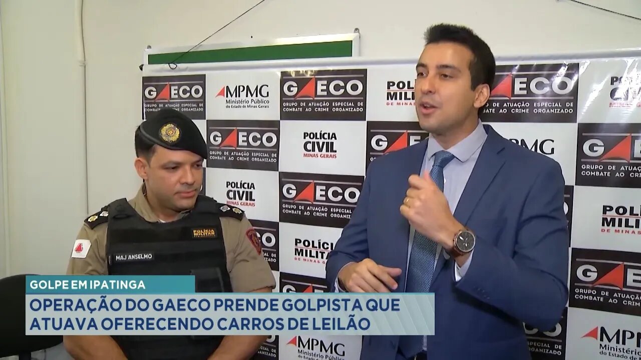 Golpe em Ipatinga: Operação do Gaeco Prende Golpista que Atuava Oferecendo Carros de Leilão.
