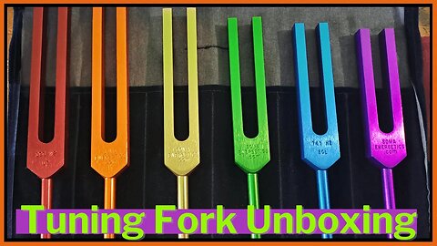 Unboxing my Tuning Forks from Soma Energetics