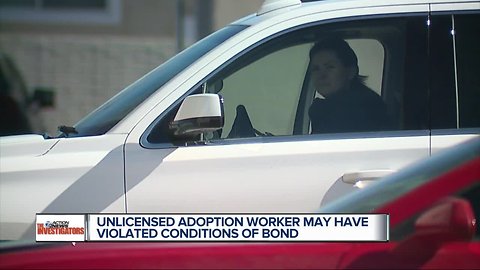 Undercover video shows Macomb County mom in adoption probe possibly violating bond