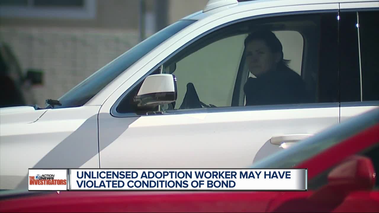 Undercover video shows Macomb County mom in adoption probe possibly violating bond