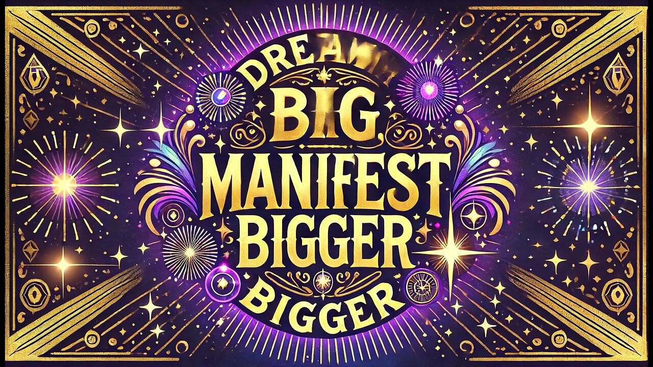 "Dream Big, Manifest Bigger: Your Life is Waiting!"