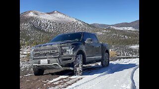 Off-roading on a lava mountain