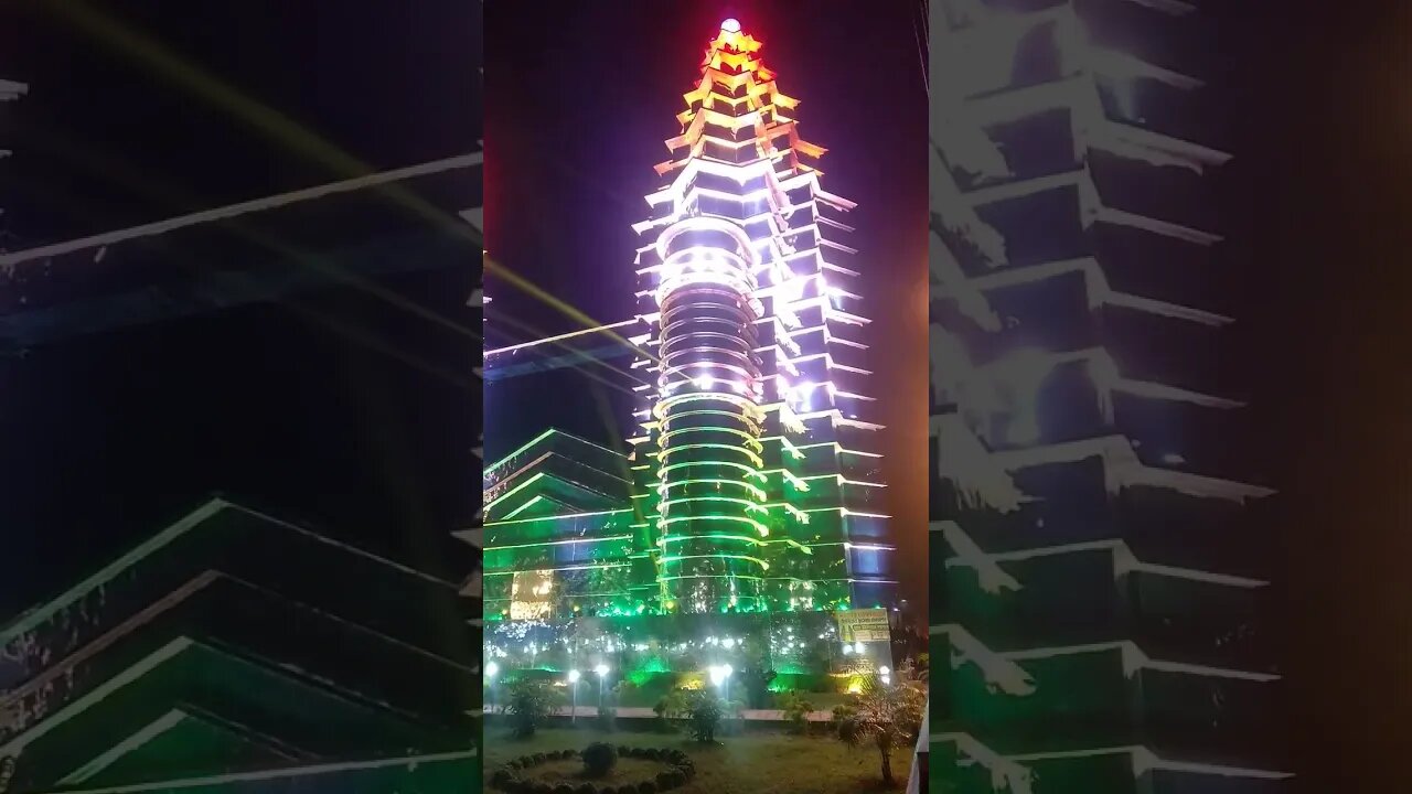 Kalyani Twin Tower Durga Puja Pandal 2022.