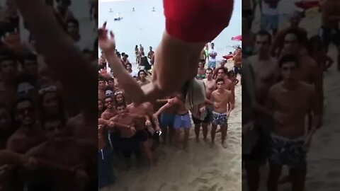 Backflip in front of 100,000 Strangers at Beach Party