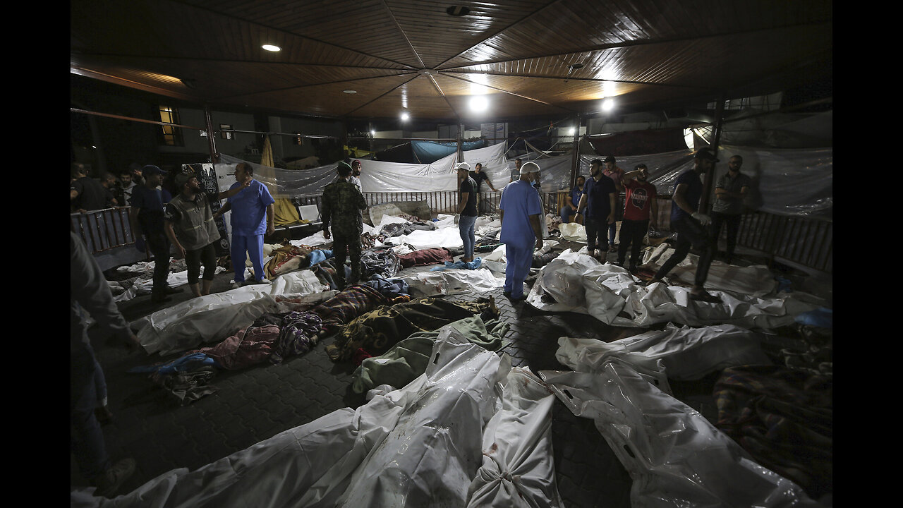 Gaza hospital hit