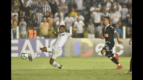 Gol de Rodrygo - Santos 2 x 0 Vasco - Narração de Gabriel Dias