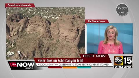 Hiker dies on Camelback Mountain