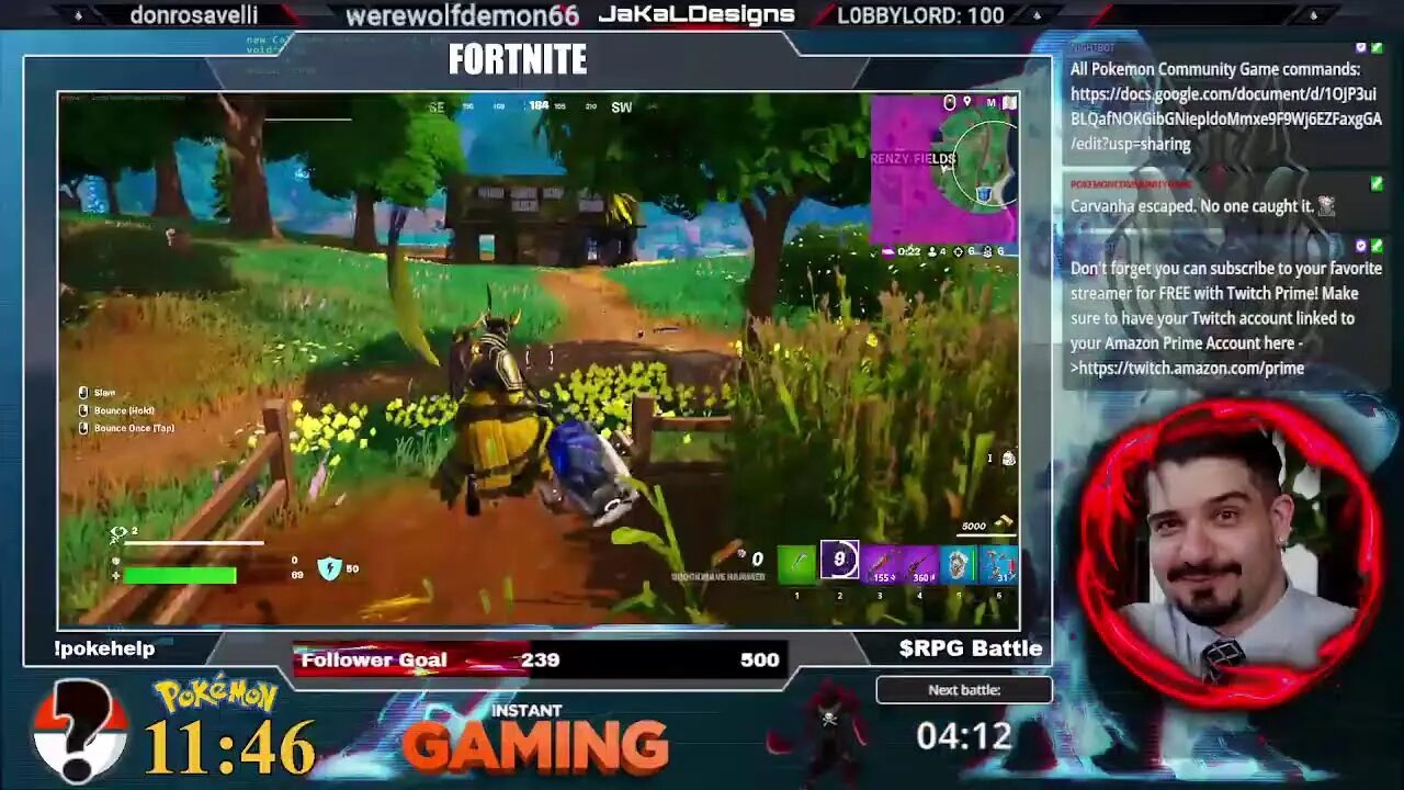 Fortnite-Overwatch / 1 Shiny / Pokemon and RPG Chat Games / Jan-04-20223 [EN/PT]