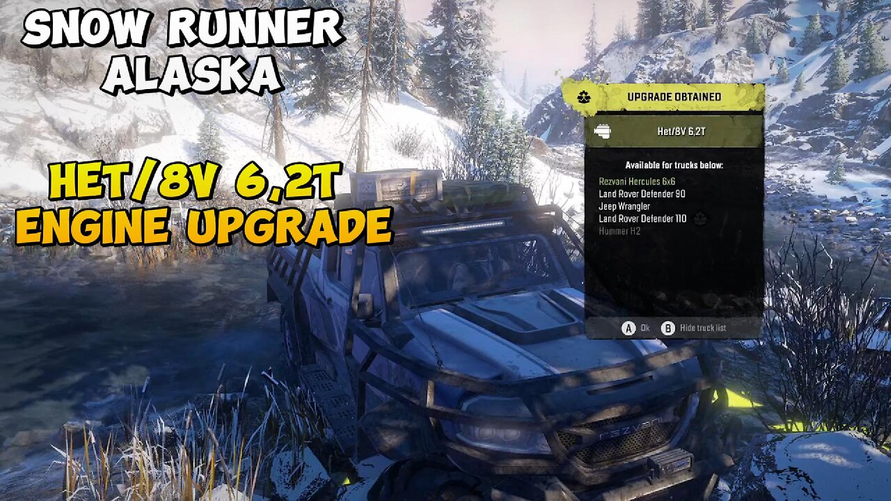 Snow Runner HET 8V 6,2T Engine Upgrade